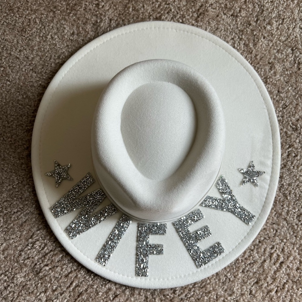 White Wifey Hat